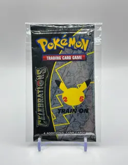 NEW 2021 Factory Sealed Pokemon 25th Anniversary Celebrations Booster Pack - Image 1