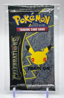 NEW 2021 Factory Sealed Pokemon 25th Anniversary Celebrations Booster Pack - Image 4