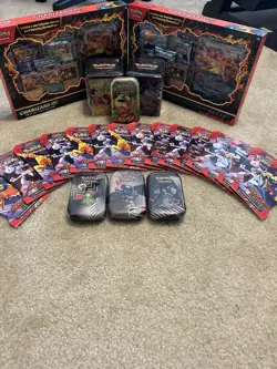 Pokemon Lot – Charizard Special Collect, Destined Rivals, Mega Evolution, Tins - Image 1