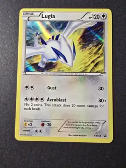 Lugia Black Star Promo XY156 NM/LP Pokemon BREAKpoint Series - Image 1