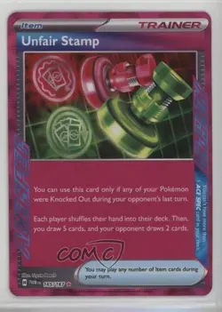 ACE SPEC - Unfair Stamp Pokemon Scarlet & Violet: Twilight Masquerade TWM #165 - Image 1