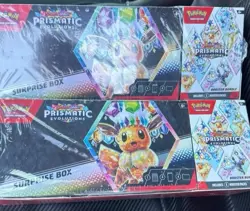 Pokemon TCG Scarlet and Violet Prismatic Evolutions Surprise Box Factory Sealed - Image 1