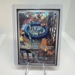 Pokemon TCG Squirtle 148/142 Stellar Crown Illustration Rare NM - Image 1