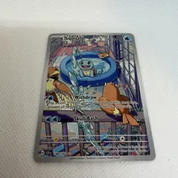 Pokemon TCG Squirtle 148/142 Stellar Crown Illustration Rare NM - Image 4