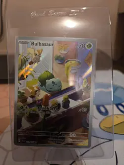 Pokemon Bulbasaur 143/142 SV07: Stellar Crown Illustration Rare Full Art Holo - Image 1