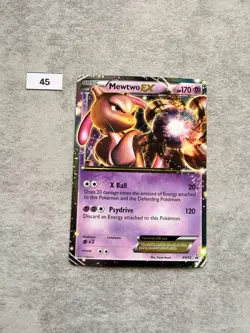 Mewtwo EX BW45 Black & White Holo 2012 Pokemon - Image 1