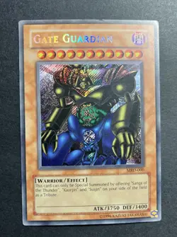 Yu-Gi-Oh! TCG Konami Gate Guardian Metal Raiders MRD-EN000 Secret Holo Unlimited - Image 1