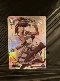 Sasha Braus (017) (U*) - UE10BT: Attack on Titan (UE10BT) - Union Arena - Image 1