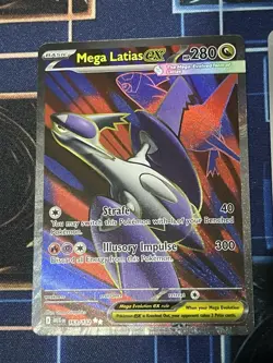 Bulbasaur Pokemon Card Mega Evolution Stamped 133/132 Promo + Mega Latias Ex 163 - Image 3