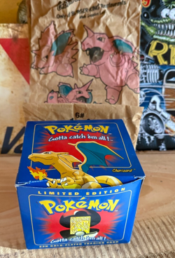 23k Gold Plated Charizard card (Burger King) w/box & Factory Sealed ball! WQW! - Image 1
