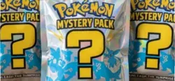 Factory Sealed Pokemon Card Mystery Booster 4 Pack Lot - Image 1