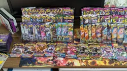 Factory Sealed Pokemon Card Mystery Booster 4 Pack Lot - Image 2