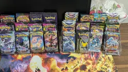 Factory Sealed Pokemon Card Mystery Booster 4 Pack Lot - Image 3