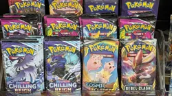Factory Sealed Pokemon Card Mystery Booster 4 Pack Lot - Image 4