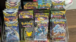 Factory Sealed Pokemon Card Mystery Booster 4 Pack Lot - Image 5