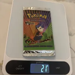 GYM CHALLENGE (Koga Art) SEALED Booster Pack Pokemon Cards. Heavy - Image 1