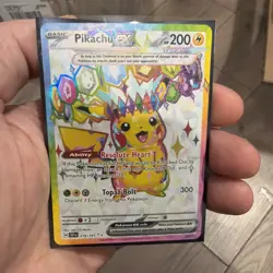 PIkachu ex 219/191 SSP Surging Sparks FULL ART Ultra Rare NM Pokemon Card - Image 1