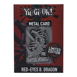 Yu-Gi-Oh! Limited Edition Red Eyes B. Dragon Metal Card - Image 2
