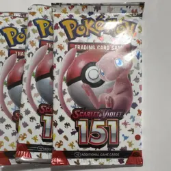 Pokemon TCG Scarlet & Violet 151 Booster Pack English Mew 10 Cards 6 Packs - Image 2