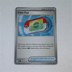 Pokemon Ascended Heros Poke Pad Trainer Item Card 198/217 - Image 1