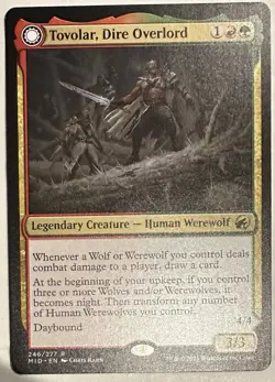 Tovolar, Dire Overlord Midnight Hunt Magic: The Gathering Card - Image 1
