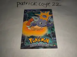 Wartortle E8 of 12 Pokemon Topps The First Movie Card NM front/damaged back - Image 1