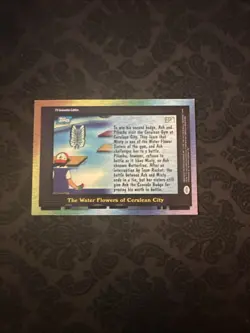 Pokemon Topps Card - EP7 Water Flowers of Cerulean City Blue Label Non Holo - Image 2