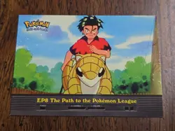 EP8 The Path to the Pokemon League Pokemon Topps Card - Damaged - Image 1