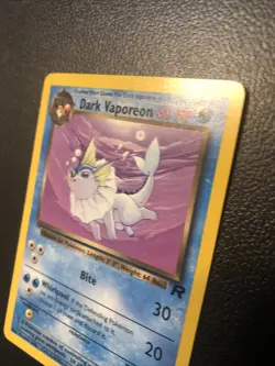 Dark Vaporeon 45/82 Team Rocket Pokemon Card In NM Condition - Image 4
