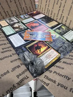 🧙17lbs+ 4200+ UNSEARCHED Magic The Gathering Bulk Lot LP/NM w/ Rares & Foils‼ - Image 1