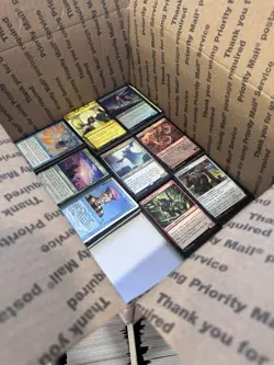 🧙17lbs+ 4200+ UNSEARCHED Magic The Gathering Bulk Lot LP/NM w/ Rares & Foils‼ - Image 3