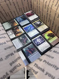 🧙17lbs+ 4200+ UNSEARCHED Magic The Gathering Bulk Lot LP/NM w/ Rares & Foils‼ - Image 5