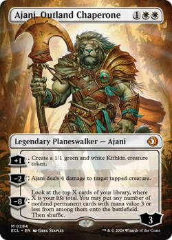 Ajani, Outland Chaperone (Foil) - 284 - ECL - Near Mint - MTG - Image 1