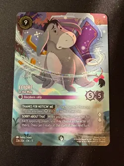 Eeyore - In the Way (Enchanted) - Near Mint Holofoil Lorcana - Image 1