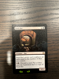 Pack Rat (Extended Altered Art, Acrylic Paint) - Image 1