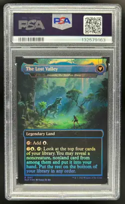 2023 Magic MTG Jurassic World Secret Lair Heart Of The Explorer Foil 1502 PSA 10 - Image 2