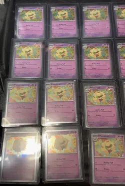 POKEMON TCG WHIMSICOTT #019 BLACK STAR PROMO PHANTASMAL FLAMES BLISTER LOT OF 16 - Image 2