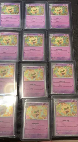 POKEMON TCG WHIMSICOTT #019 BLACK STAR PROMO PHANTASMAL FLAMES BLISTER LOT OF 16 - Image 3