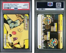 PSA 10 2025 CERT TENTACRUEL/PORYGON 2004 POKEMON JPN E BATTLE FRLG PIKACHU #A029 - Image 1
