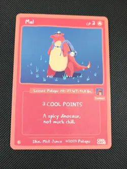 Pokepu Mel (Charmeleon) 2025 Cool Club Collection Mick Junco Pokemon Fan Art - Image 1
