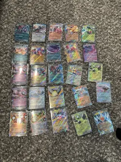 Lot of 25 Pokemon TCG Scarlet and Violet Era Ex, Mega, Tera - Image 1