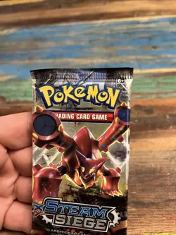 Pokemon TCG XY Steam Siege Booster Pack - Factory Sealed - Image 2