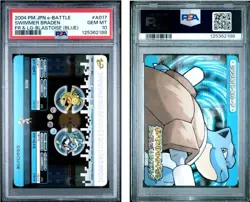 PSA 10 2025 CERT VAPOREON/POLTOED 2004 POKEMON JPN E BATTLE FRLG BLASTOISE #A017 - Image 1