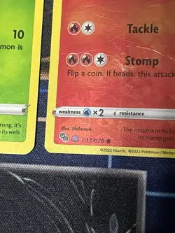 Pokemon TCG (Set of 3) Unpeeled Ditto Pokemon GO Spinarak Numel Bidoof NM-LP - Image 5