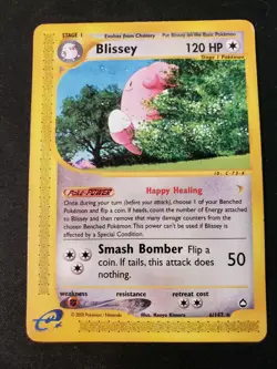 BLISSEY 2003 Pokemon Aquapolis #6/147 Rare Non-Holo EX! - Image 1