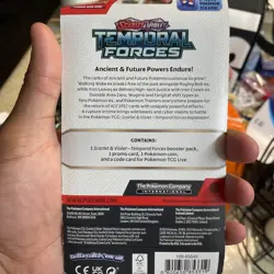 Pokemon TCG Scarlet & Violet Temporal Forces Checklane Blister Bellibolt Promo 820650853319 - Image 2