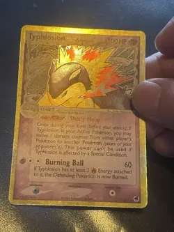 2006 Pokemon Typhlosion (Delta Species) 12/101 Dragon Frontiers Holo Rare Foil - Image 2