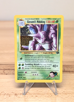 2000 Gym Challenge Giovanni's Nidoking Holo Rare Wotc Vintage 7/132 HP-Damage - Image 1