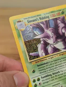 2000 Gym Challenge Giovanni's Nidoking Holo Rare Wotc Vintage 7/132 HP-Damage - Image 2