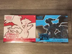 Pokemon TCG White Flare & Black Bolt ETB Bundle - Pokemon Center Exclusives - Image 1